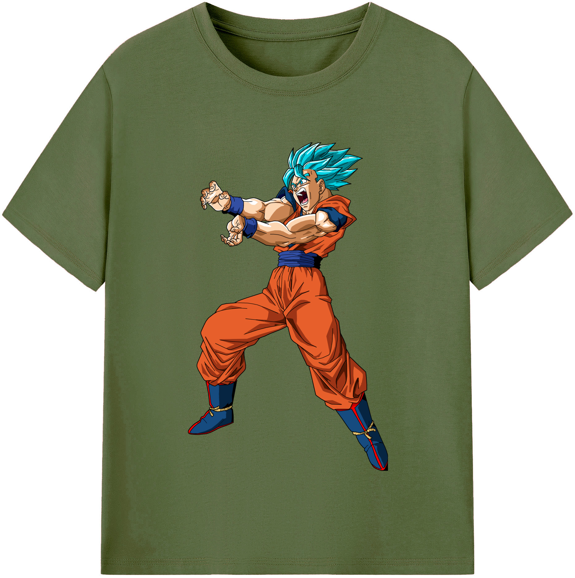 （画像用） ドラゴンボール 孫悟空（そん ごくう）Son Goku カカロット DRAGON BALL Kakarotto 綿100％半袖Tシャツ（フロントプリント）